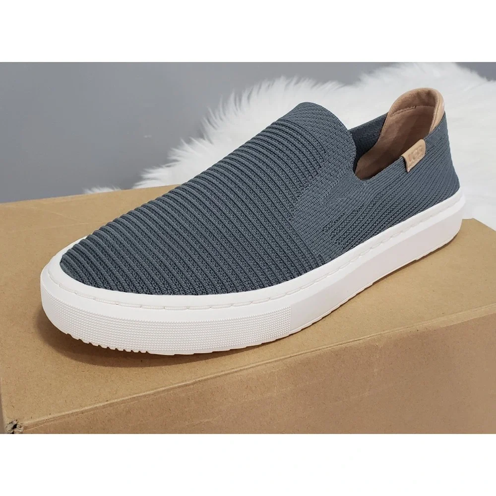 NEW UGG Alameda Sammy Knit Slip-On Sneakers Gray Casual Women's‎ Shoes